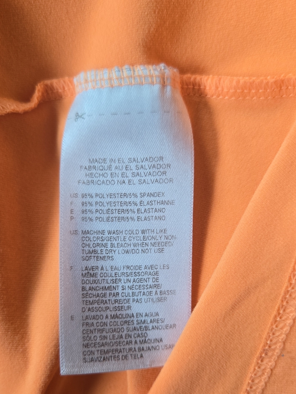 DSG Bright Orange Racerback Tank - Picture 5 of 5